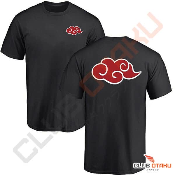 T-shirt Naruto - Embleme Akatsuki - Noir