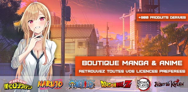 Boutique spécialisée dans la vente de produits dérivés Manga / Anime