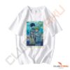 T-shirt Chainsaw Man - Denji Power et Aki - Blanc