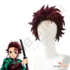 cosplay demon slayer - perruque wig tanjiro (1)