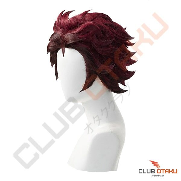 cosplay demon slayer - perruque wig tanjiro (2)