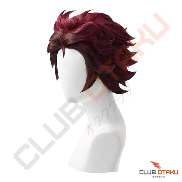 cosplay demon slayer - perruque wig tanjiro (2)