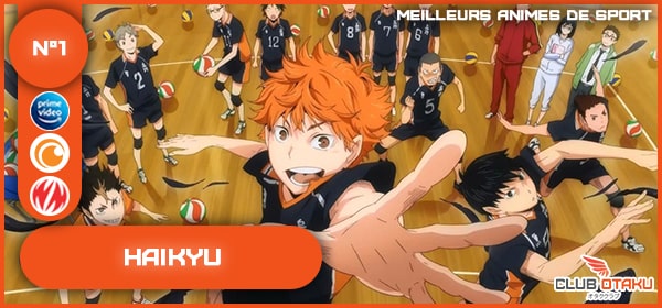 Haikyu - anime de sport - clubotaku