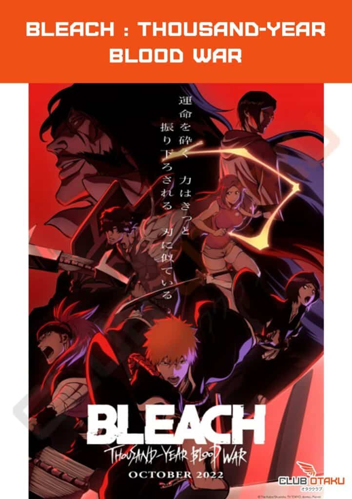 recommandations anime - decembre 2022 - bleach