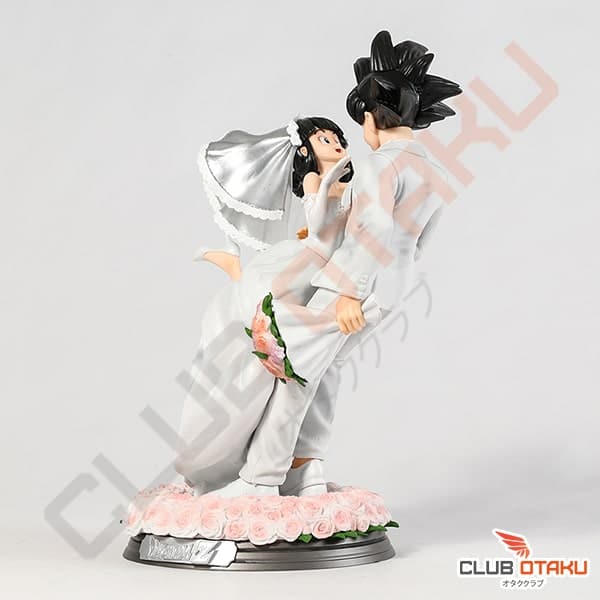 Figurine Dragon Ball - Goku et ChiChi Mariage - 31cm