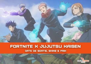 collaboration fortnite et jujutsu kaisen - clubotaku