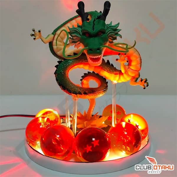 figurine dragon ball z shenron 7 boules de cristal effets de sons et lumières