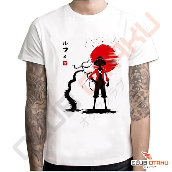 t-shirt one piece - Luffy Cerisier