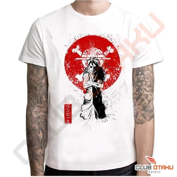 t-shirt one piece - Luffy Encre