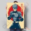 Affiche - Poster Vintage - One Punch Man - Roulette Rider