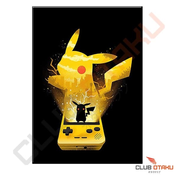 Poster Affiche Murale Pokémon - Pikachu Gameboy