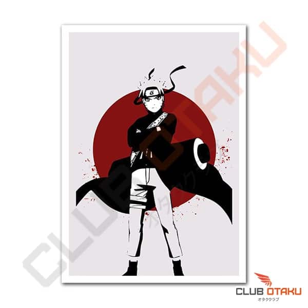 Poster Naruto Style Japonais - Naruto Uzumaki