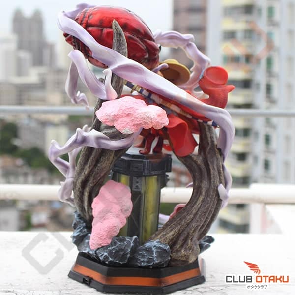figurine one piece - luffy snakeman gear 4 - 26 cm club otaku