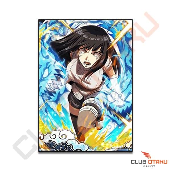 Poster Naruto Affiche Murale - Hinata Hyuga - 8 Tailles Disponibles