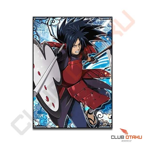 Poster Naruto Affiche Murale - Madara Uchiwa Armes - 8 Tailles Disponibles