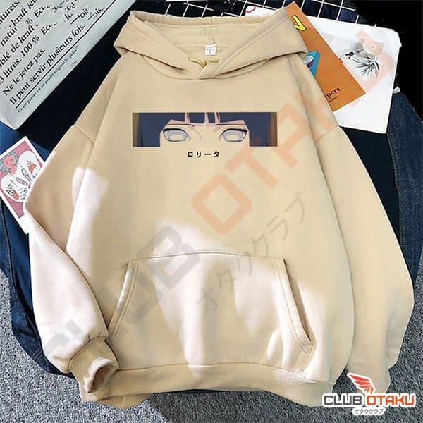 vêtement Naruto - Hoodie Sweatshirt Hinata - Beige