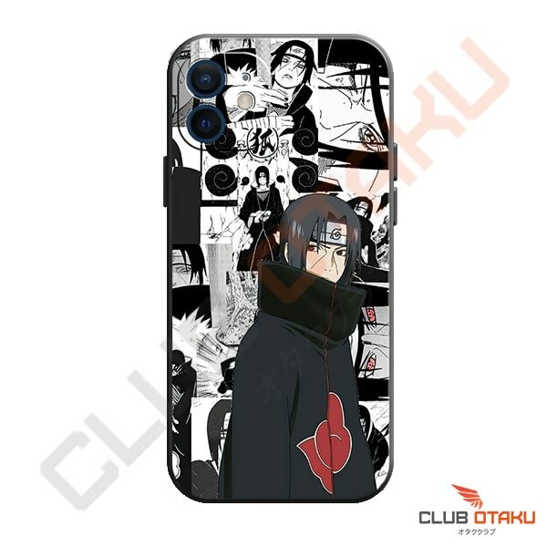 Coque de Téléphone Naruto - iPhone - Style Manga - Itachi Uchiwa 3